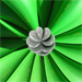 Green cable flower